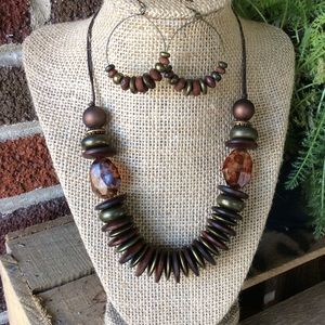 Rich Colors ...Necklace & Earring Set!